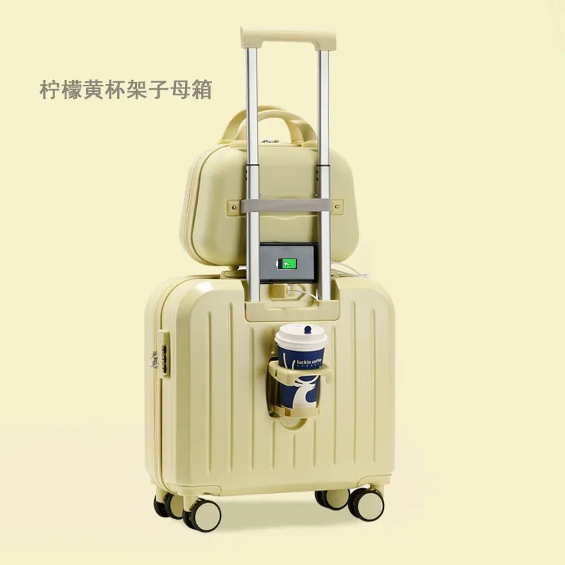 18/20 بوصة حقيبة الصعود متعددة الوظائف حقيبة سفر الطالب كلمة السر حقيبة تروللي بعجلات المتداول حقيبة الأمتعة مع حامل الكأس - منصة بي مارت للتسوق الإلكتروني18/20 بوصة حقيبة الصعود متعددة الوظائف حقيبة سفر الطالب كلمة السر حقيبة تروللي بعجلات المتداول حقيبة الأمتعة مع حامل الكأس