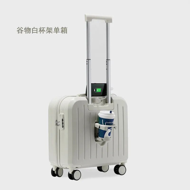 18/20 بوصة حقيبة الصعود متعددة الوظائف حقيبة سفر الطالب كلمة السر حقيبة تروللي بعجلات المتداول حقيبة الأمتعة مع حامل الكأس - منصة بي مارت للتسوق الإلكتروني18/20 بوصة حقيبة الصعود متعددة الوظائف حقيبة سفر الطالب كلمة السر حقيبة تروللي بعجلات المتداول حقيبة الأمتعة مع حامل الكأس