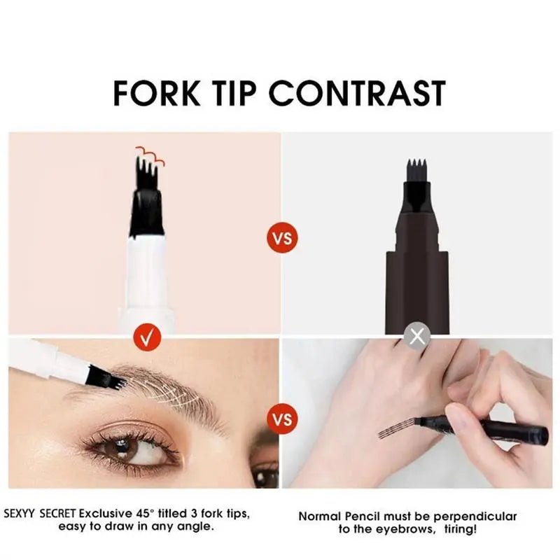 4 شوكة تلميح قلم الحواجب مقاوم للماء السائل قلم الحواجب ماكياج طويل الأمد قلم الحواجب مستحضرات التجميل Microblade قلم الحواجب - منصة بي مارت للتسوق الإلكتروني4 شوكة تلميح قلم الحواجب مقاوم للماء السائل قلم الحواجب ماكياج طويل الأمد قلم الحواجب مستحضرات التجميل Microblade قلم الحواجب