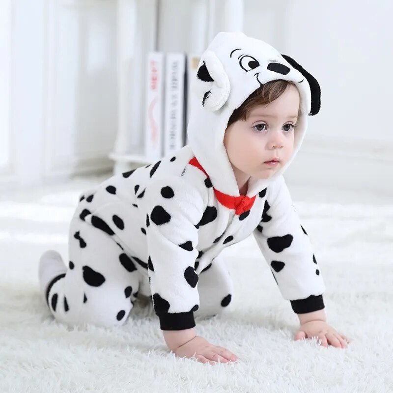 Anime Dalmatians Baby Clothes Boy Girl Romper Pajamas Newborn Baby Jumpsuit Cosplay Infant Onesie Puppy Dog Winter Soft Outfits - منصة بي مارت للتسوق الإلكترونيAnime Dalmatians Baby Clothes Boy Girl Romper Pajamas Newborn Baby Jumpsuit Cosplay Infant Onesie Puppy Dog Winter Soft Outfits