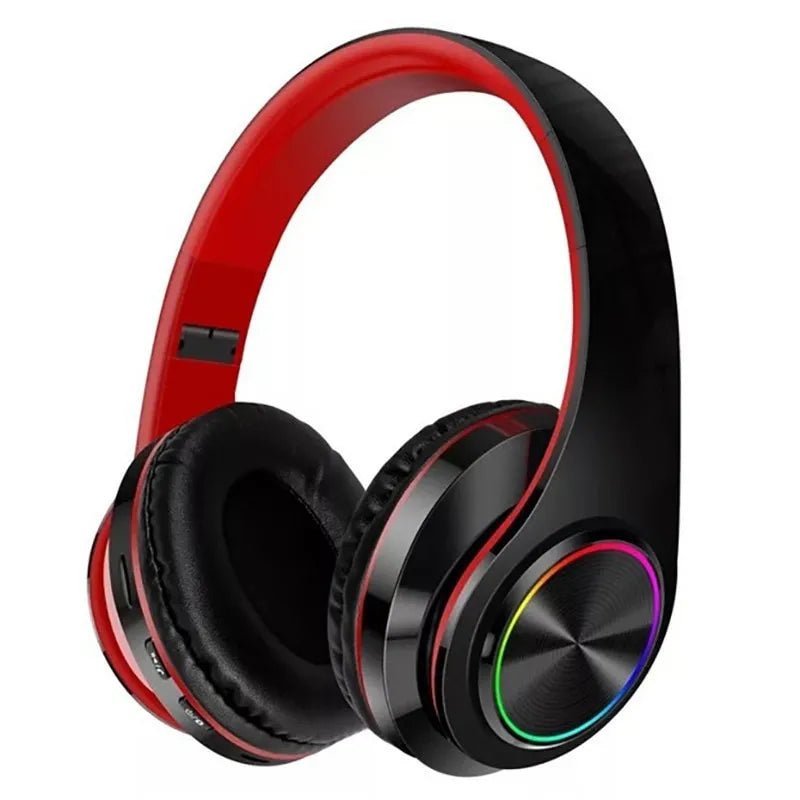 B39 Headphone With Wireless Bluetooth Colorful Light Pluggable Card Game Music Movement - منصة بي مارت للتسوق الإلكترونيB39 Headphone With Wireless Bluetooth Colorful Light Pluggable Card Game Music Movement