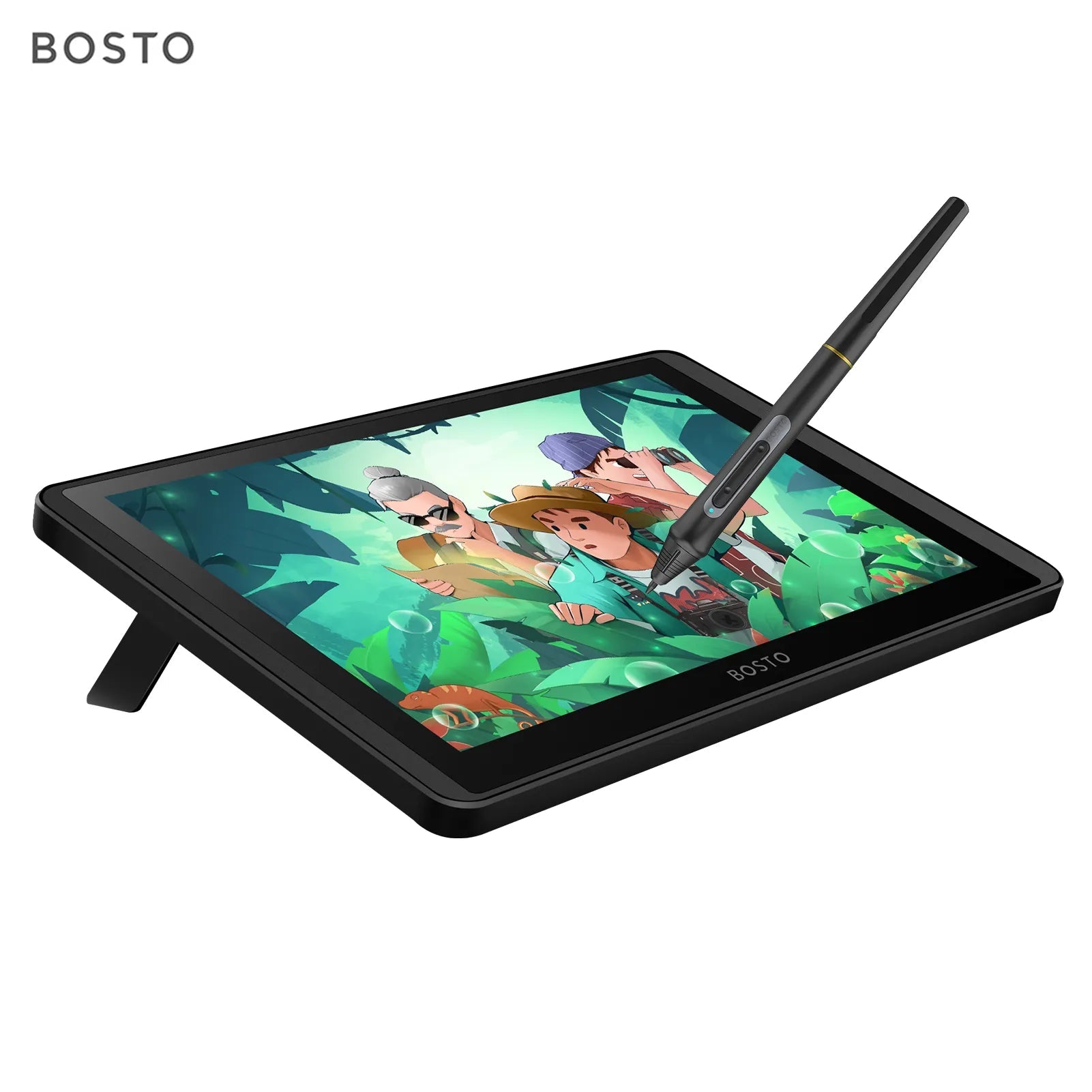 BOSTO 12HD-A H-IPS LCD لوح رسم الرسومات شاشة 11.6 بوصة حجم 1366x768 عرض 8192 مستوى الضغط التكنولوجيا السلبية - منصة بي مارت للتسوق الإلكترونيBOSTO 12HD-A H-IPS LCD لوح رسم الرسومات شاشة 11.6 بوصة حجم 1366x768 عرض 8192 مستوى الضغط التكنولوجيا السلبية
