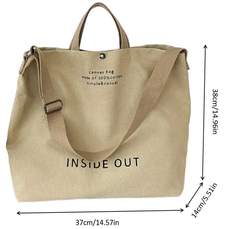 Canvas Crossbody Bags for Women Fashion Crossover Purse Cotton Shoulder Bag - منصة بي مارت للتسوق الإلكترونيCanvas Crossbody Bags for Women Fashion Crossover Purse Cotton Shoulder Bag