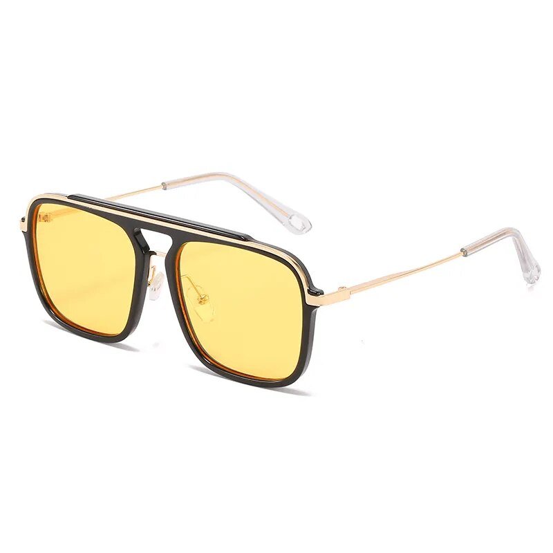 CRIXALIS Vintage Sunglasses For Men Retro Anti Glare Driving Sun Glasses Male Fashion Square Shades UV400 zonnebril heren - منصة بي مارت للتسوق الإلكترونيCRIXALIS Vintage Sunglasses For Men Retro Anti Glare Driving Sun Glasses Male Fashion Square Shades UV400 zonnebril heren