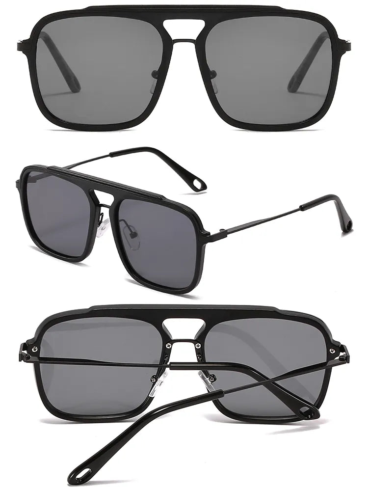 CRIXALIS Vintage Sunglasses For Men Retro Anti Glare Driving Sun Glasses Male Fashion Square Shades UV400 zonnebril heren - منصة بي مارت للتسوق الإلكترونيCRIXALIS Vintage Sunglasses For Men Retro Anti Glare Driving Sun Glasses Male Fashion Square Shades UV400 zonnebril heren