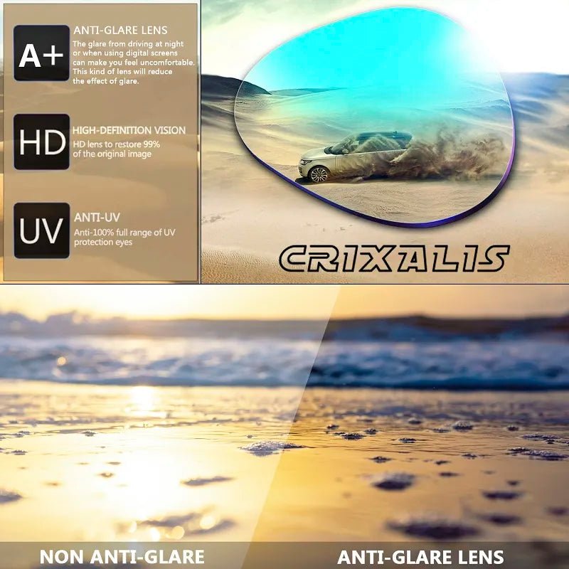 CRIXALIS Vintage Sunglasses For Men Retro Anti Glare Driving Sun Glasses Male Fashion Square Shades UV400 zonnebril heren - منصة بي مارت للتسوق الإلكترونيCRIXALIS Vintage Sunglasses For Men Retro Anti Glare Driving Sun Glasses Male Fashion Square Shades UV400 zonnebril heren