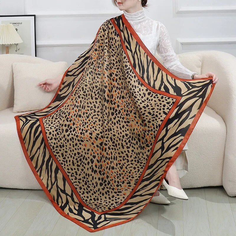 ELAIFRUIHAO الأزهار وشاح حريري شال المرأة يلتف الحجاب Foulard فام باندانا طباعة كبيرة 110 سنتيمتر مربع الأوشحة الساتان الشالات - منصة بي مارت للتسوق الإلكترونيELAIFRUIHAO الأزهار وشاح حريري شال المرأة يلتف الحجاب Foulard فام باندانا طباعة كبيرة 110 سنتيمتر مربع الأوشحة الساتان الشالات