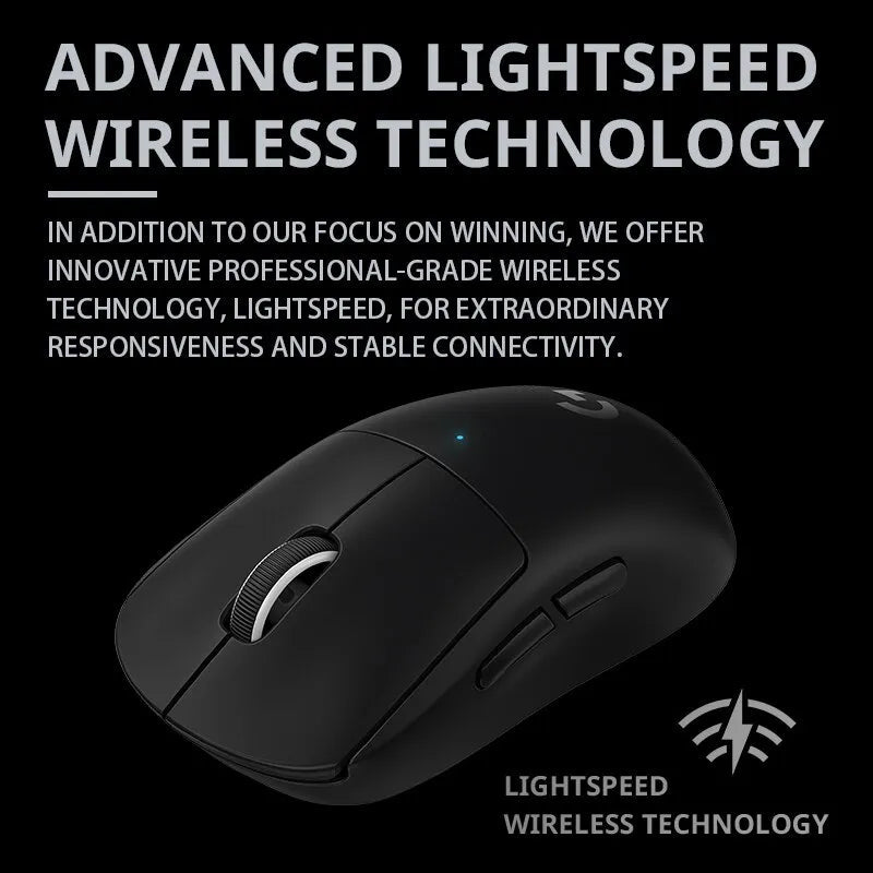 Logitech G PRO X Wireless Dual Mode Professional Grade ESports Gaming Mouse GPW Bullshit King II - منصة بي مارت للتسوق الإلكترونيLogitech G PRO X Wireless Dual Mode Professional Grade ESports Gaming Mouse GPW Bullshit King II