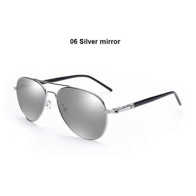 Luxury Men's Polarized Sunglasses Driving Sun Glasses For Men Women Brand Designer Male Vintage Black Pilot Sunglasses UV400 - منصة بي مارت للتسوق الإلكترونيLuxury Men's Polarized Sunglasses Driving Sun Glasses For Men Women Brand Designer Male Vintage Black Pilot Sunglasses UV400
