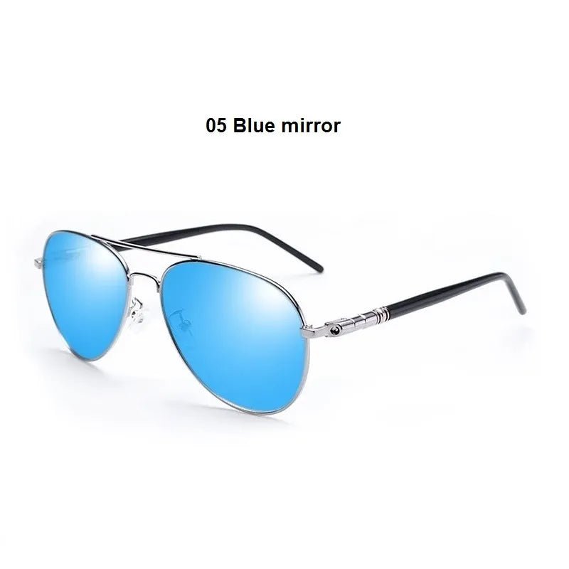 Luxury Men's Polarized Sunglasses Driving Sun Glasses For Men Women Brand Designer Male Vintage Black Pilot Sunglasses UV400 - منصة بي مارت للتسوق الإلكترونيLuxury Men's Polarized Sunglasses Driving Sun Glasses For Men Women Brand Designer Male Vintage Black Pilot Sunglasses UV400