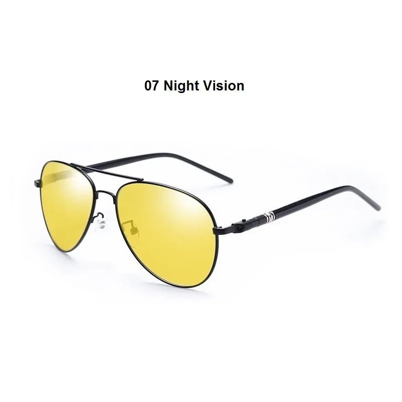 Luxury Men's Polarized Sunglasses Driving Sun Glasses For Men Women Brand Designer Male Vintage Black Pilot Sunglasses UV400 - منصة بي مارت للتسوق الإلكترونيLuxury Men's Polarized Sunglasses Driving Sun Glasses For Men Women Brand Designer Male Vintage Black Pilot Sunglasses UV400