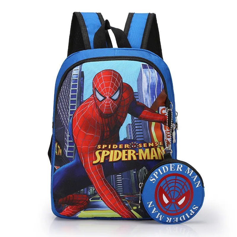Marvel Kids Backpacks For Boys preschool Child Captain America Spider Men Pattern School Bags Teenager Lightweight Cute Knapsack - منصة بي مارت للتسوق الإلكترونيMarvel Kids Backpacks For Boys preschool Child Captain America Spider Men Pattern School Bags Teenager Lightweight Cute Knapsack