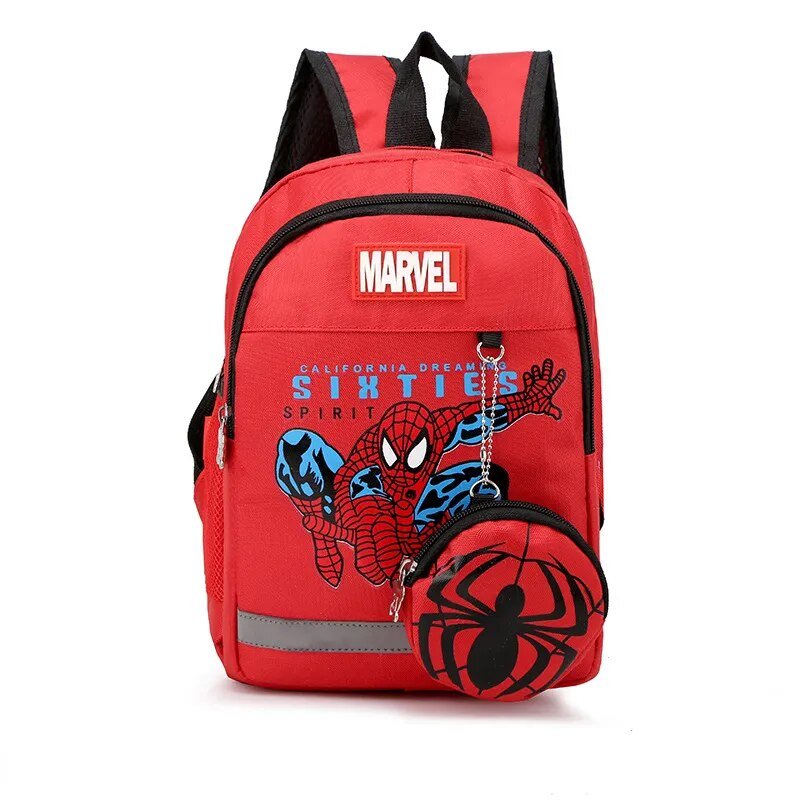 Marvel Kids Backpacks For Boys preschool Child Captain America Spider Men Pattern School Bags Teenager Lightweight Cute Knapsack - منصة بي مارت للتسوق الإلكترونيMarvel Kids Backpacks For Boys preschool Child Captain America Spider Men Pattern School Bags Teenager Lightweight Cute Knapsack