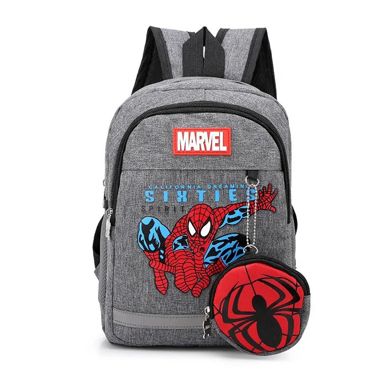 Marvel Kids Backpacks For Boys preschool Child Captain America Spider Men Pattern School Bags Teenager Lightweight Cute Knapsack - منصة بي مارت للتسوق الإلكترونيMarvel Kids Backpacks For Boys preschool Child Captain America Spider Men Pattern School Bags Teenager Lightweight Cute Knapsack
